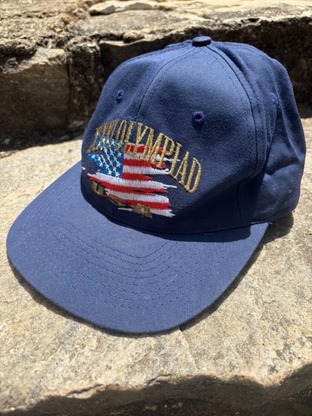 VTG Atlanta 1996 USA Olympics Baseball Cap America Hat Snapback 90s Embroidered